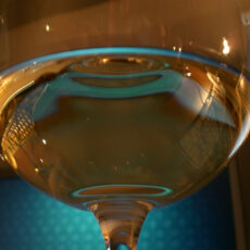 Glas mit Wein