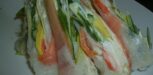 Lachs Reis Rolle