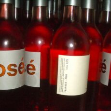 Rosé Wein Flaschen