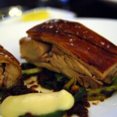 Schinkenbraten vom Spanferkel