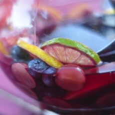 Selbstgemachte spanische Sangria