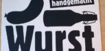 Flyer für den Wurst & Bier-Markt in der Markthalle Neun