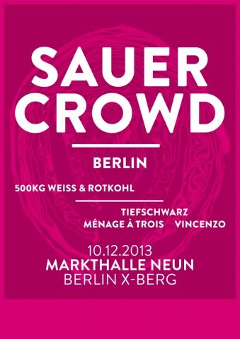 Sauer Crowd | Das Plakat zum kulinarischen Flashmob