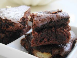 Bananen Brownies zum Dessert