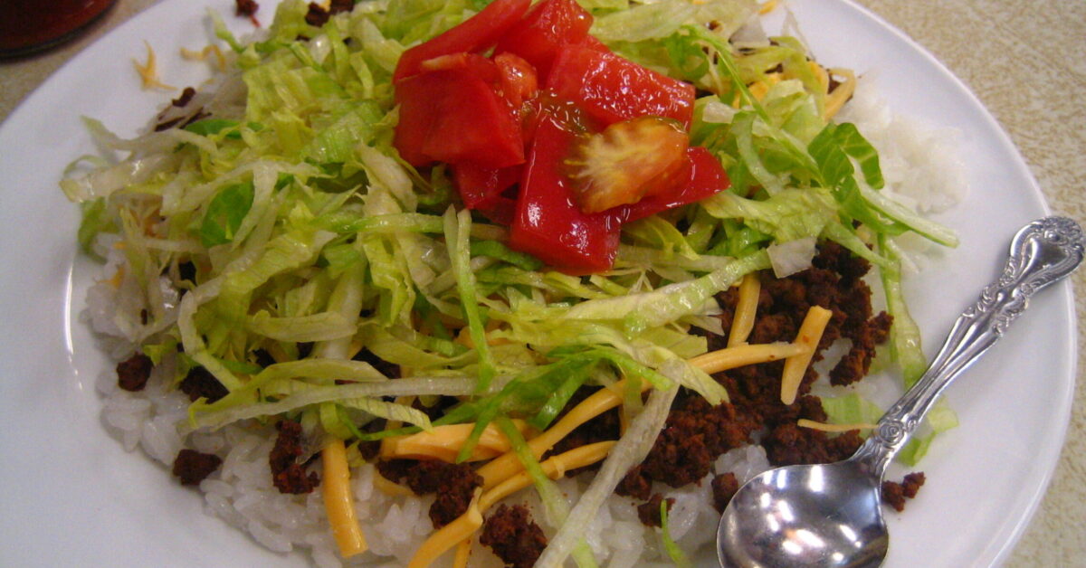 Wie Okinawa Taco Reis den Abend retten kann