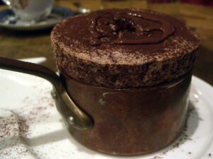 Soufflé mit Schokolade