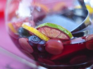 Selbstgemachte spanische Sangria