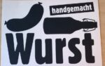 Flyer für den Wurst & Bier-Markt in der Markthalle Neun