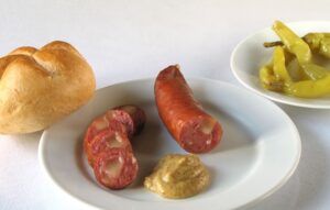 Österreichische Käsekrainer Wurst